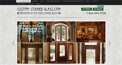 Desktop Screenshot of customstainedglass.com
